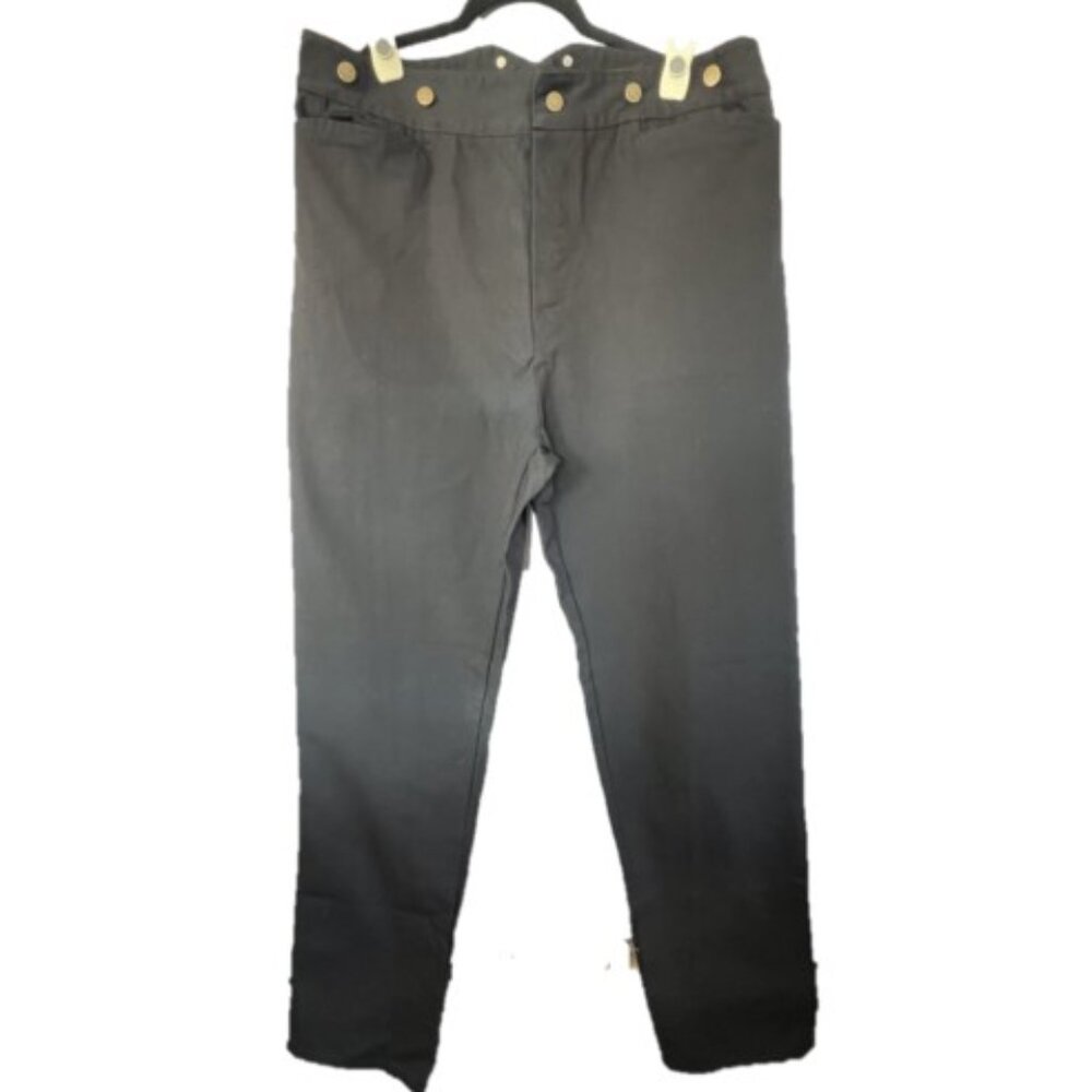 New Scully Black Women's Western Riding Canvas Saddle Seat Pants Size 18